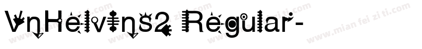 VnHelvIns2 Regular字体转换